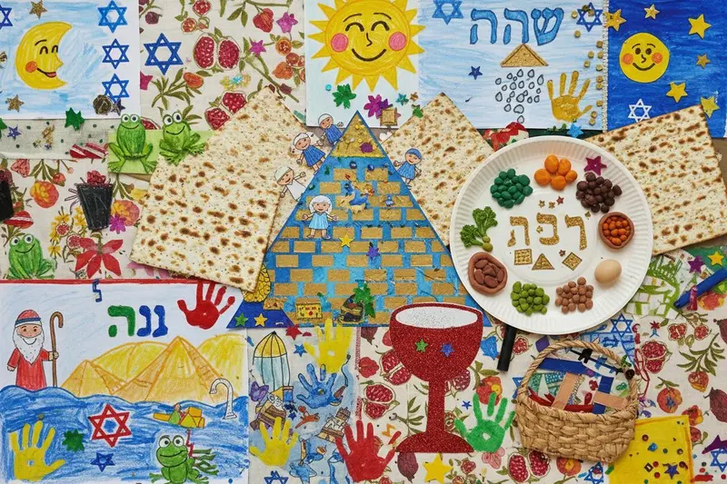 רעיונות לפסח לילדים - פעילויות יצירה לגן