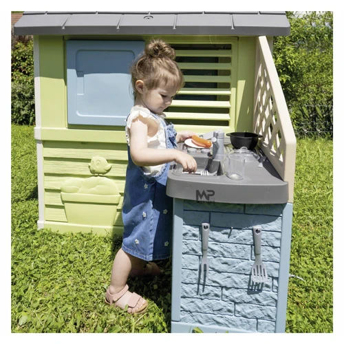 בית לחצר + מטבח סמובי - כחול.