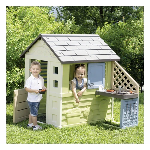 בית לחצר + מטבח סמובי - כחול.