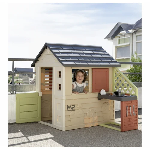 בית לחצר + מטבח סמובי - אדום.