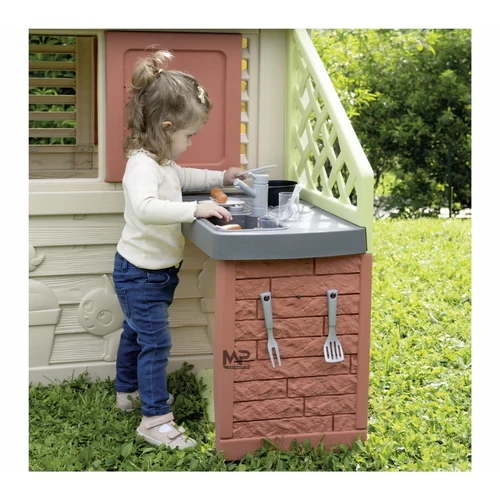 בית לחצר + מטבח סמובי - אדום.