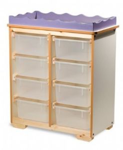 ארונית 8 מיכלים + מסגרת גל