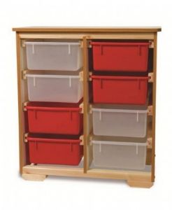 ארונית 8 מיכלים שמנת