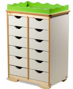 ארונית 12 מגרות + מסגרת גל