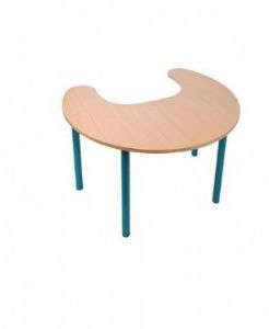 שולחן פרסה קוטר 120 מתכת