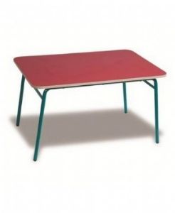 שולחן גן 60*90 מתכת צבעונית