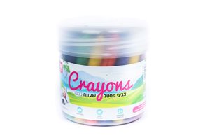 צבעי פסטל שעווה בכוס- ג'מבו - 36 צבעים