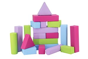 סט קוביות מרופדות 20 יחידות - מארז 104*61*25