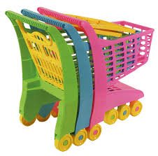 עגלת סופר פלסטיק