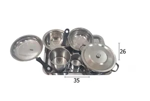 סט מטבח מתכת