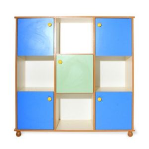 כוורת ספרים 9 תאים + דלתות