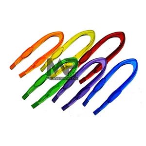 סט 6 מלקט שקוף-צבעוני.