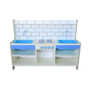 מטבח 2 כיורים+מדפים