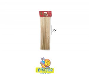 מקלות עגולים עבים ליצירה 35 סמ