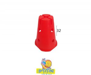 קונוס מחורר 32 סמ + תופסן לחישוק