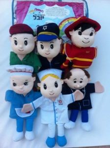 סט בובות כפפה בעלי מקצוע