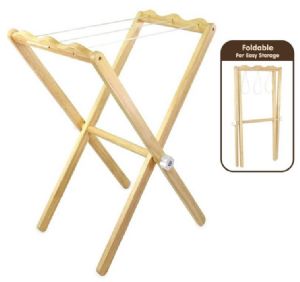 מתלה כביסה עץ