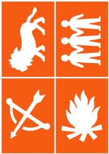 סט שבלונות לג בעומר.