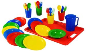 כלי אוכל במגש 29 חלקים