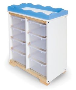 ארון 8 מיכלים + גל כחול