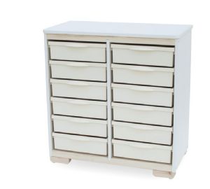 ארון 12 מגירות פלסטיק