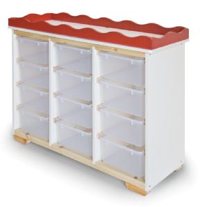 ארון 12 מיכלים + גל אדום