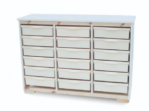 ארון 18 מגירות פלסטיק