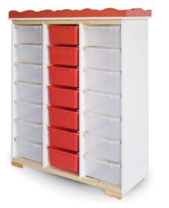 ארון 21 מיכלים + גל אדום