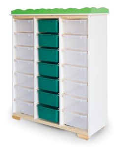 ארון 21 מיכלים + גל ירוק