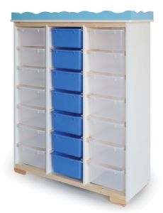 ארון 21 מיכלים + גל כחול