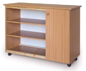 ארון גננת דלת + 3 תאים בוק