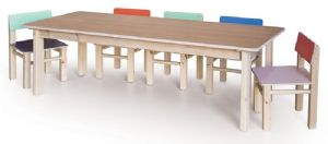 שולחן עץ 60*120