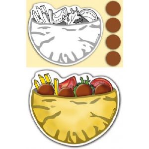 יצירה פלאפל עם עיגולי סול 36 יחידות