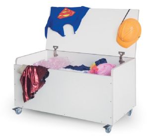 ארגז תחפושות שמנת