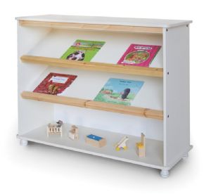 ספריה משופעת 3 תאים שמנת