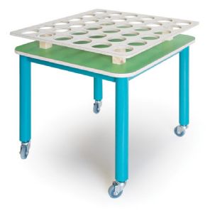 עגלת בקבוקים צבע ירוק