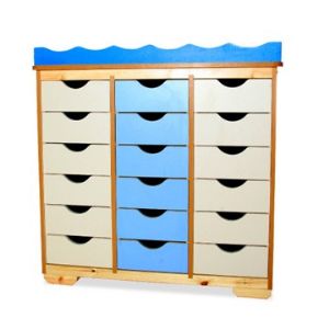 ארונית 18 מגירות + גל