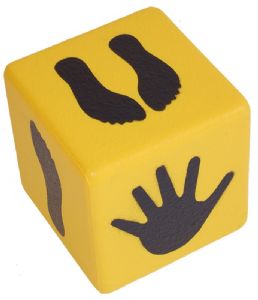 קוביית ספוג כפות ידיים