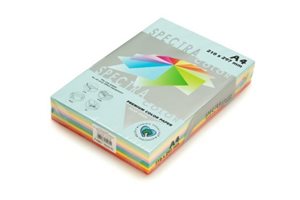 נייר צילום 10 צבעים 80 גרם A4