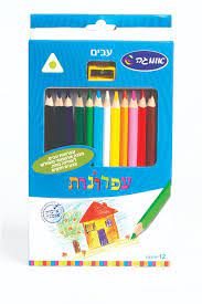עפרונות עבים 12יחידות