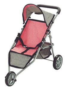 עגלת בובה 3 גלגלים